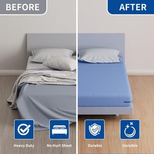 Khóa tấm chủ sở hữu thiết lập của 4 bedsheet khóa chủ được trang bị tấm Fastener Nệm tightener Kit tấm ga trải giường chủ với khóa dải - Product Image 4
