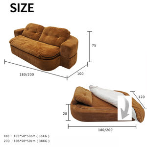 Multi-function Compression Sofa Bed Modern New <strong>Design</strong> Vacuum Sofa Soft Cloud Couches Creative Fabric Compressed Foam Sofa <strong>Cama</strong> - Product Image 6