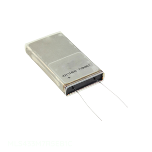 ตัวแทนจำหน่ายอย่างเป็นทางการ MLS433M7R5EB1C 43000 uF ตัวเก็บประจุแบบ Through Hole CAP ALUM 43000UF 20% 7.5V FLTPCK - Product Image 1