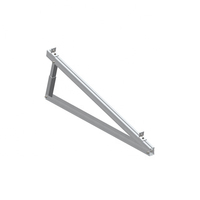 Support de montage de panneau solaire triangulaire réglable en alliage d'aluminium pour toit