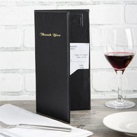 Restaurant Check Presenters Guest Check Card Holder Serveur Check Book Restaurant Bill Holder Menu