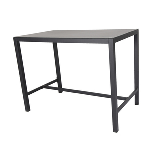 Bar <span class=keywords><strong>7</strong></span> pièces en aluminium pub style européen mobilier d'extérieur patio cadre en <span class=keywords><strong>teck</strong></span> table et chaises de jardin - Product Image 5