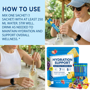 Bebida Electrolítica de Hidratación Itawel, Bebida Nutritiva Electrolítica, Paquetes de Polvo Electrolítico Sin Azúcar, Polvo de Apoyo a la Hidratación - Product Image 6