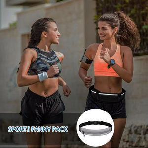 Yüksek Kaliteli Çok Renkli Su Geçirmez Polyester Fermuarlı Spor Bel Çantası Özel Mini Koşu Kemeri - Product Image 3