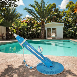 Nettoyeur de <span class=keywords><strong>piscine</strong></span> automatique, aspiration latérale, nettoyeur de <span class=keywords><strong>piscine</strong></span> <span class=keywords><strong>hors</strong></span> <span class=keywords><strong>sol</strong></span> bleu/blanc - Product Image 3