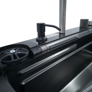 Cuisine moderne européenne à un seul bol en acier inoxydable multifonctionnel personnalisable <span class=keywords><strong>coin</strong></span> de comptoir intelligent deux nano cachés numériques - Product Image 3