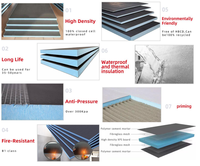 Usine directe XPS carreaux de salle de bain panneau de support panneau d'isolation de sol étanche panneau mural Wedi-Style en polystyrène extrudé B1
