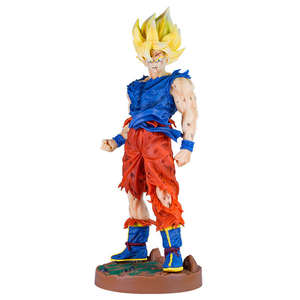Figura <span class=keywords><strong>de</strong></span> Anime <span class=keywords><strong>de</strong></span> Goku y Vegeta Saiyan <span class=keywords><strong>de</strong></span> 44 cm, Dañada en Batalla, Modelo Japonés Premium <span class=keywords><strong>de</strong></span> PVC con Base <span class=keywords><strong>de</strong></span> Exhibición, Estatuas Coleccionables - Product Image 5