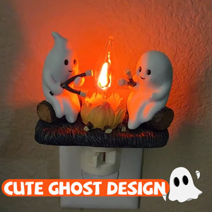 Halloween Decoration Ghosts Roasting Campfire Flicker Flame Night <b>Light</b> - Product Image 4