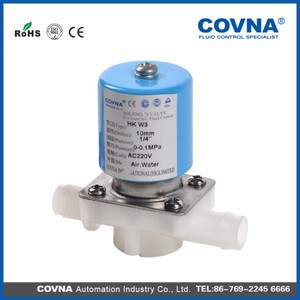Vente de liquidation B2B COVNA – Mini-vanne solénoïde à eau en PP de qualité alimentaire, température normale, taille de port 6 mm, DC24V, DC12~24V - Product Image 3