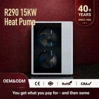 Pompe à chaleur R290 A+++ ErP Full DC Inverter air-eau pour chauffage, refroidissement et eau chaude sanitaire