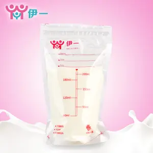 Sacs de conservation du <span class=keywords><strong>lait</strong></span> <span class=keywords><strong>maternel</strong></span> de grande capacité 200 ML, sans BPA, avec fermeture à glissière, sacs pour <span class=keywords><strong>lait</strong></span> <span class=keywords><strong>maternel</strong></span> - Product Image 1