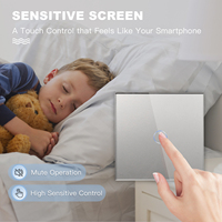 Tuya 1 2 3 4 gang 2 way mart Switch uk wifi smart touch light switches muraux zigbee 220V avec alexa