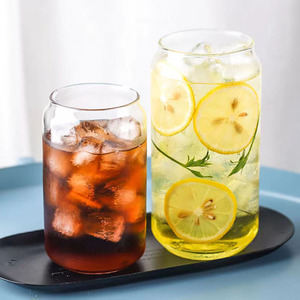 16Oz 20Oz 25Oz Thăng Hoa Nhiệt Báo Chí Rõ Ràng Frosted Thẳng Cốc Rượu Vang Nước Cốc Thủy Tinh Có Thể Với Nắp Rơm - Product Image 4