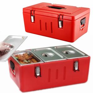 Juego de cazuela de cubo con doble aislamiento extra grande para fiesta de inyección rectangular Picnic Ice Cooler Box Storage <span class=keywords><strong>Food</strong></span> <span class=keywords><strong>Warmer</strong></span> Hotpot - Product Image 1