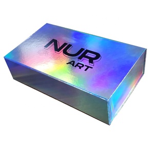 Caja <span class=keywords><strong>de</strong></span> Regalo Magnética Holográfica Iridiscente con Diseño Único y Logotipo Personalizado Impreso - Product Image 2