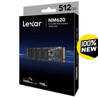 Lexar NM620 M.2 NVMe SSD 256GB/512GB/1TB PCIe Gen3x4 Solid State Disk SSD untuk PC Gaming hingga 3500MB/s Baca 1300-3000MB/s Tulis
