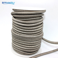 Tissu en maille tressée de fibres d'acier inoxydable conductrices antistatiques pour la production de films, le laminage, l'impression, le revêtement et l'électrodéposition