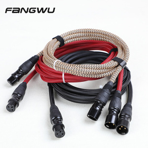 Mini <span class=keywords><strong>Cable</strong></span> trenzado de alta gama, 10M, 100M, 25 pies, rojo y <span class=keywords><strong>blanco</strong></span>, <span class=keywords><strong>Cable</strong></span> de bobina XLR Roll - Product Image 3