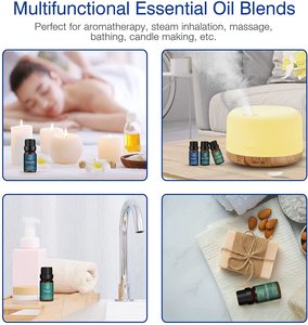 Compra al por Mayor a Fabricantes Aceite Esencial <span class=keywords><strong>de</strong></span> Grado Terapéutico para Difusor <span class=keywords><strong>de</strong></span> Aromaterapia Orgánico Natural y Puro <span class=keywords><strong>de</strong></span> Rosa, Árbol <span class=keywords><strong>de</strong></span> Té y Lavanda 10p - Product Image 2