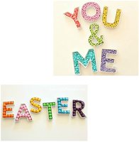 Plat en céramique blanche avec lettres d'amour, plat de décoration de Table, noir et blanc