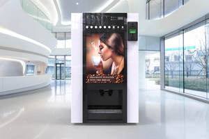 Bán Hot Bảng <span class=keywords><strong>Top</strong></span> Thương Mại 6 Hot Premix Ngay Lập Tức Bột Cà Phê Trà Súp Cà Phê Máy Bán Hàng Tự Động Với Cup <span class=keywords><strong>Dispenser</strong></span> Tự Động - Product Image 5