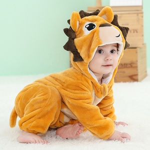 MICHLEY all'ingrosso abito di flanella animale manica lunga pigiama pagliaccetti per bambini stile autunno inverno <span class=keywords><strong>abbigliamento</strong></span> <span class=keywords><strong>neonato</strong></span> per ragazzi - Product Image 6