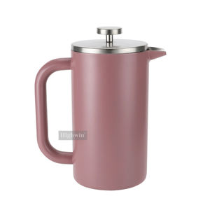 Cafetière à piston manuelle HIGHWIN multi-capacité, en acier inoxydable à double paroi isolée - Product Image 4