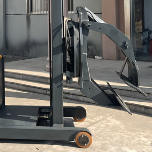 Último diseño 360 ° 500kg Carrete eléctrico Elevador de papel Apilador con carretilla elevadora de Batería grande Adecuado para rollos de papel y películas plásticas - Product Image 5