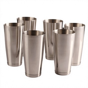 Stainless Steel Eco-Friendly 4-Piece Boston Glass Simple Style for Certified <b>Bar</b> Accessories - Product Image 1
