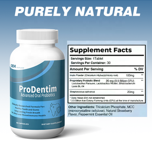 OEM Private Label Factory Supply ProDentim Oral <b>Probiotics</b> for Healthy Teeth and Gums 60 Soft <b>Tablets</b> - Product Image 3