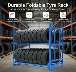 Estantería Robótica Inteligente Automatizada de Múltiples Niveles TER para Distribución de Neumáticos TBR Grandes, Unidad de Almacenamiento Metálica con Acceso FIFO - Product Image 1