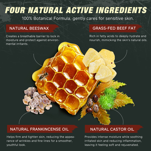 YECUCE Nutre Hidrata Cura Reparação Da Pele Anti-Envelhecimento Beef sebo rosto pele creme bálsamo com óleo de rícino & Frankincense - Product Image 2