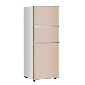 Réfrigérateur Congélateur <span class=keywords><strong>Multi</strong></span> Room Gold 158L Frozen Réfrigérateur triple <span class=keywords><strong>porte</strong></span> grande capacité Vente en gros bon marché Meilleur réfrigérateur pour la maison - Product Image 4