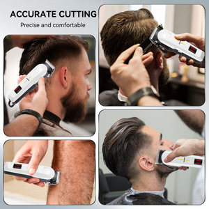 Solimpia HT-830 Nouvelle tondeuse à <span class=keywords><strong>cheveux</strong></span> électrique rechargeable pour la maison et le salon, tondeuse à <span class=keywords><strong>cheveux</strong></span> pour hommes - Product Image 6