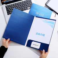 Logotipo personalizado Botón multibolsillo de negocios Cierres de cinta de doble cara Bolsillos sellados Organizador de documentos Bolsa de archivos Carpeta de documentos