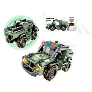 454 + Bộ robot xe đua thân gạch đồ chơi trẻ em robot MECHA Đồ chơi Xe hơi đồ chơi xe đua kỹ thuật Bộ khối xây dựng - Product Image 2