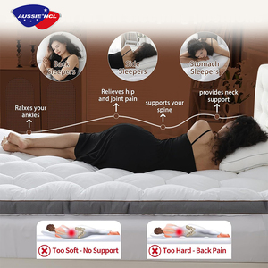 Couvre-matelas doux et <span class=keywords><strong>moelleux</strong></span> Protège-matelas pliable <span class=keywords><strong>Surmatelas</strong></span> en mousse à mémoire de forme pour hôtel à la maison - Product Image 6