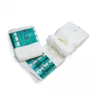 Pañales desechables para adultos mayores con respaldo de plástico para incontinencia
