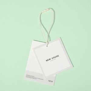 Free Design Simple Style Custom Design Clothing Garment Paper <strong>Hang</strong> <strong>Tag</strong> with <strong>String</strong> <strong>for</strong> Fashion Clothing - Product Image 2