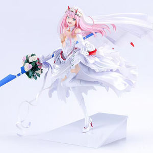 Nuevo producto de PVC de alta calidad <span class=keywords><strong>Darling</strong></span> in the Franxx sexy vestido de novia flor Cosplay modelo Anime figura personaje de dibujos animados - Product Image 1