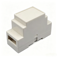 Contenitore per guida DIN 88*59*37mm, Scatola di controllo PLC industriale, Contenitore in plastica per guida DIN, Scatola di giunzione fai-da-te in ABS, Contenitore elettronico