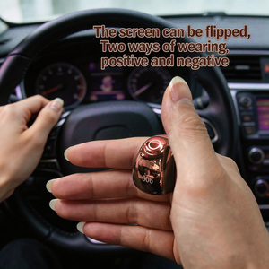 แหวนซิกร์ดิจิทัล แหวนอิเล็กทรอนิกส์สำหรับนับการสวดมนต์ พร้อมเข็มทิศมัสยิดและนาฬิกาปลุก  ตัวนับตัสบีฮ์สำหรับเดือนรอมฎอน อุมเราะห์ กล่องใส่แหวนตัสบีฮ์ - Product Image 4