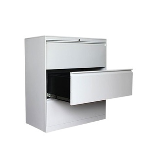 Armoire de classement latérale en acier au design moderne, 2/3/4 tiroirs, verrouillable, pour bureau, école ou atelier - Product Image 6