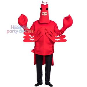 ชุดคอสเพลย์กุ้งมังกร HP Hot Style สำหรับผู้ชาย ชุดสัตว์ทะเลสมจริงสำหรับฮาโลวีน ชุดแต่งกายสัตว์ทะเล - Product Image 1
