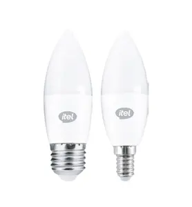 卸売ホワイトC37ランプダLED電球LEDランプE14E27 7W家庭用LED電球