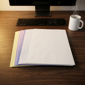 Papel Autocopiativo NCR (CB/CFB/CF) con Imagen Azul/Negra, Papel para Computadora para Oficina, Banco, Contabilidad e Impresión Comercial, 55 g/m² - Product Image 1