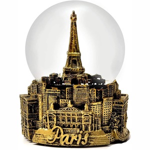 Bán Buôn Chất Lượng Cao Snowglobe Tùy Chỉnh Paris Pháp Tháp Eiffel Thành Phố Quà Lưu Niệm Quà Tặng Quả Cầu Tuyết Cho Quà Lưu Niệm Từ Trung Quốc - Product Image 4