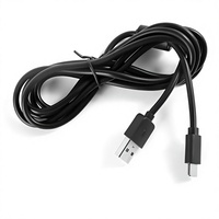 Câble de charge Type-C de 2 mètres pour PS5, Xbox Series, Switch, câble de charge de données pour manette PlayStation 5, câble USB