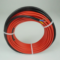 Kit de calefacción debajo del azulejo T-cable 120V-240V 12 W/m Perfecto para baño y cocina Cable eléctrico calentado T-cable 15 años de garantía